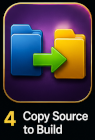 Using rysnc - Copy Source Partition to Build Partition.
