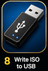 Using Linux dd command to write iso to usb drive. If on Windows, use Rufus to write iso to usb drive.